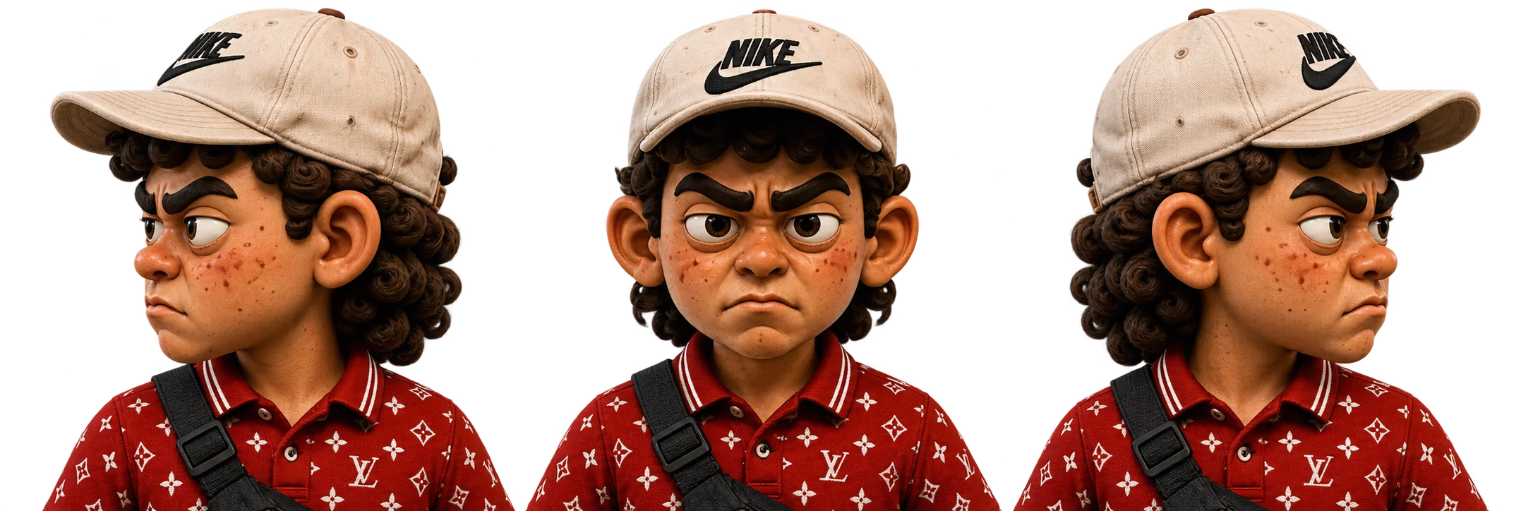 J-Dawg character studies: looking left, forward and right