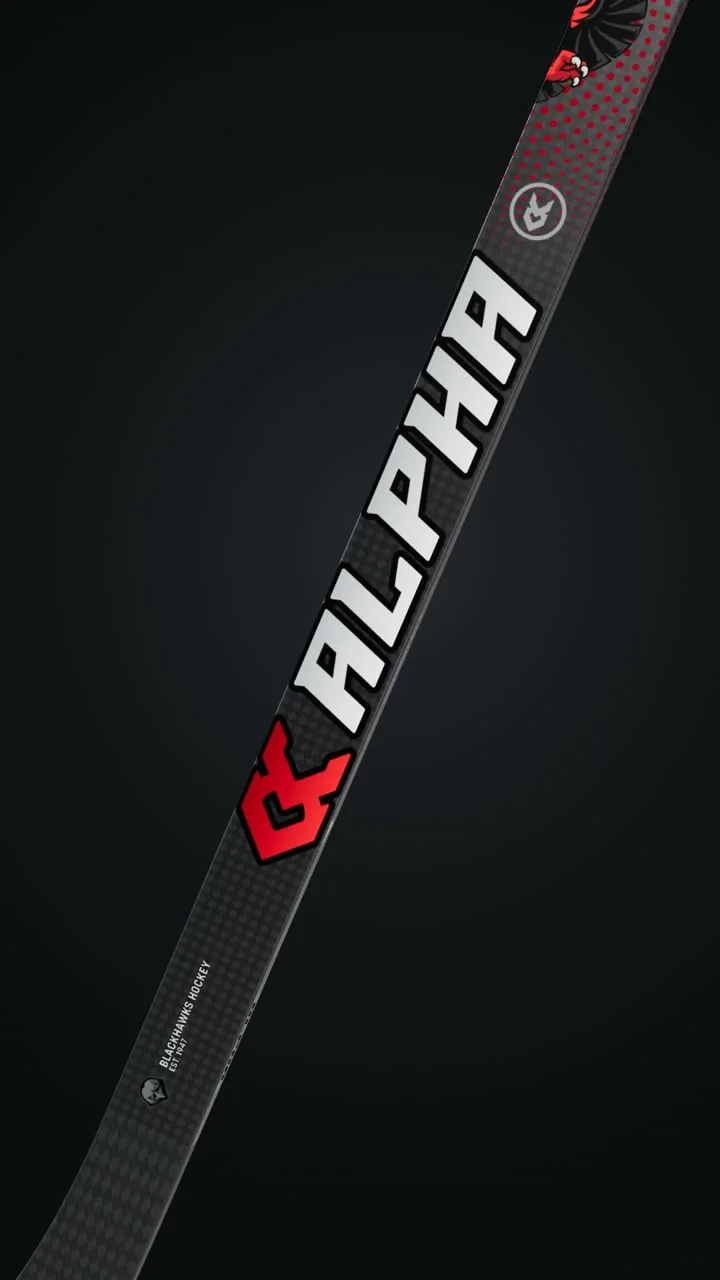 The Blackhawks HWK1 stick.